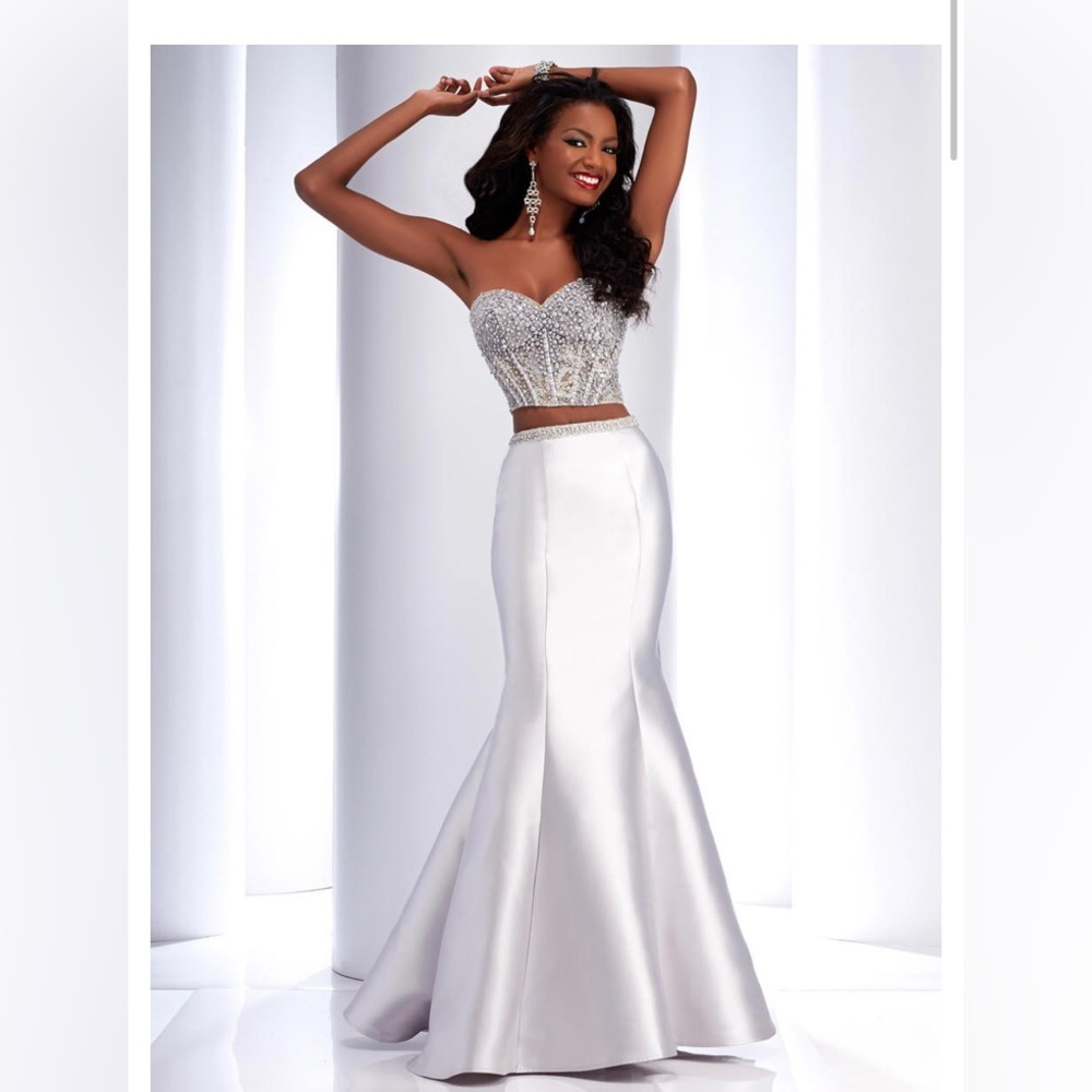 Clarissa Gown Gray Size 0